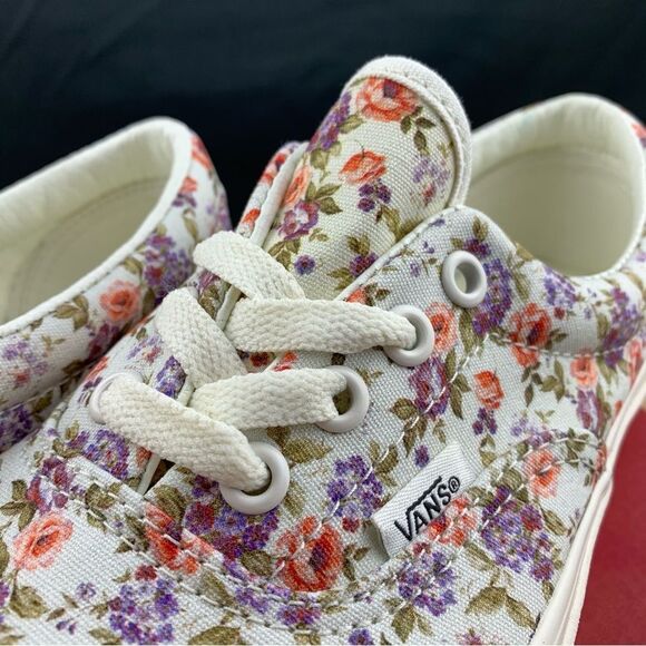 Vans Era Vintage Floral White Women's Various Sizes - Picture 7 of 13